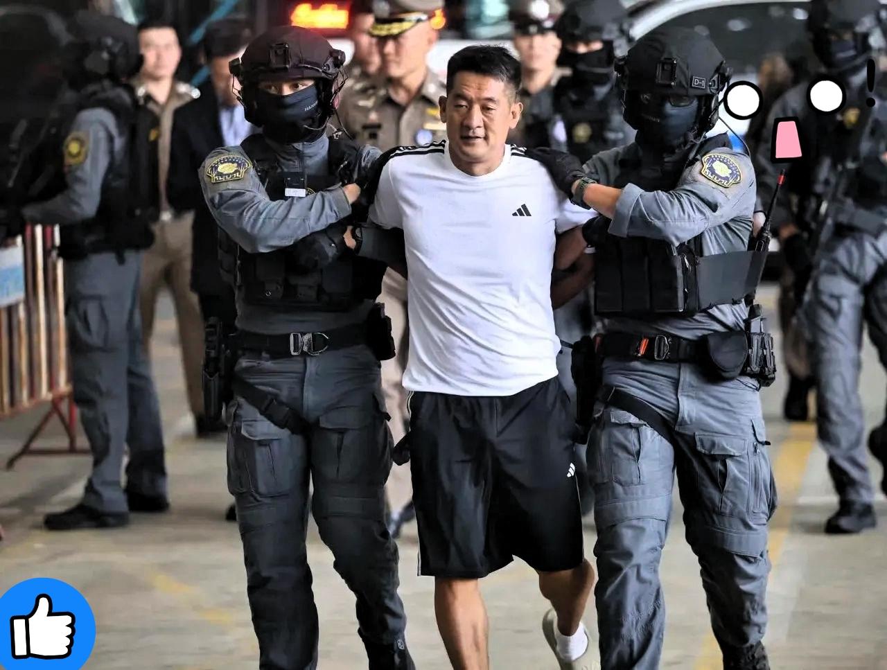 别以为躲到国外就能逍遥法外！

11月12日，邵东人佘智江被泰国警方押上回国航班