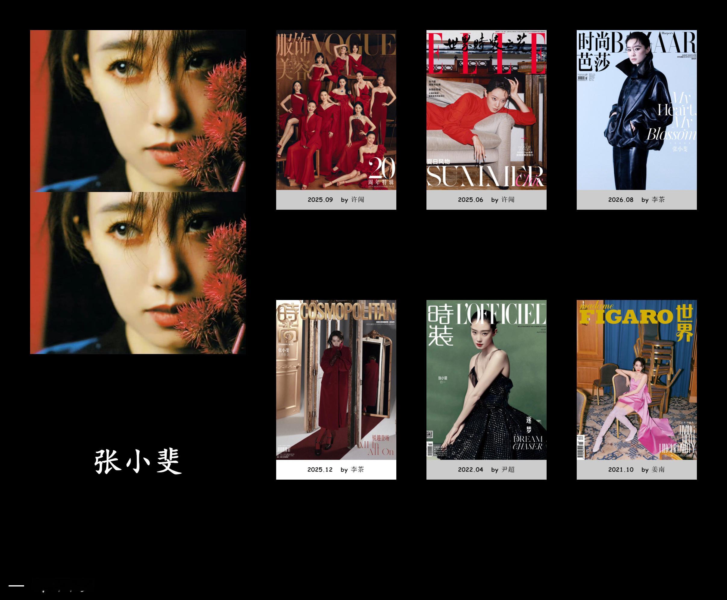 张小斐 ｜ 内地主流女刊刊数合集【06刊】📖 ：时尚芭莎           