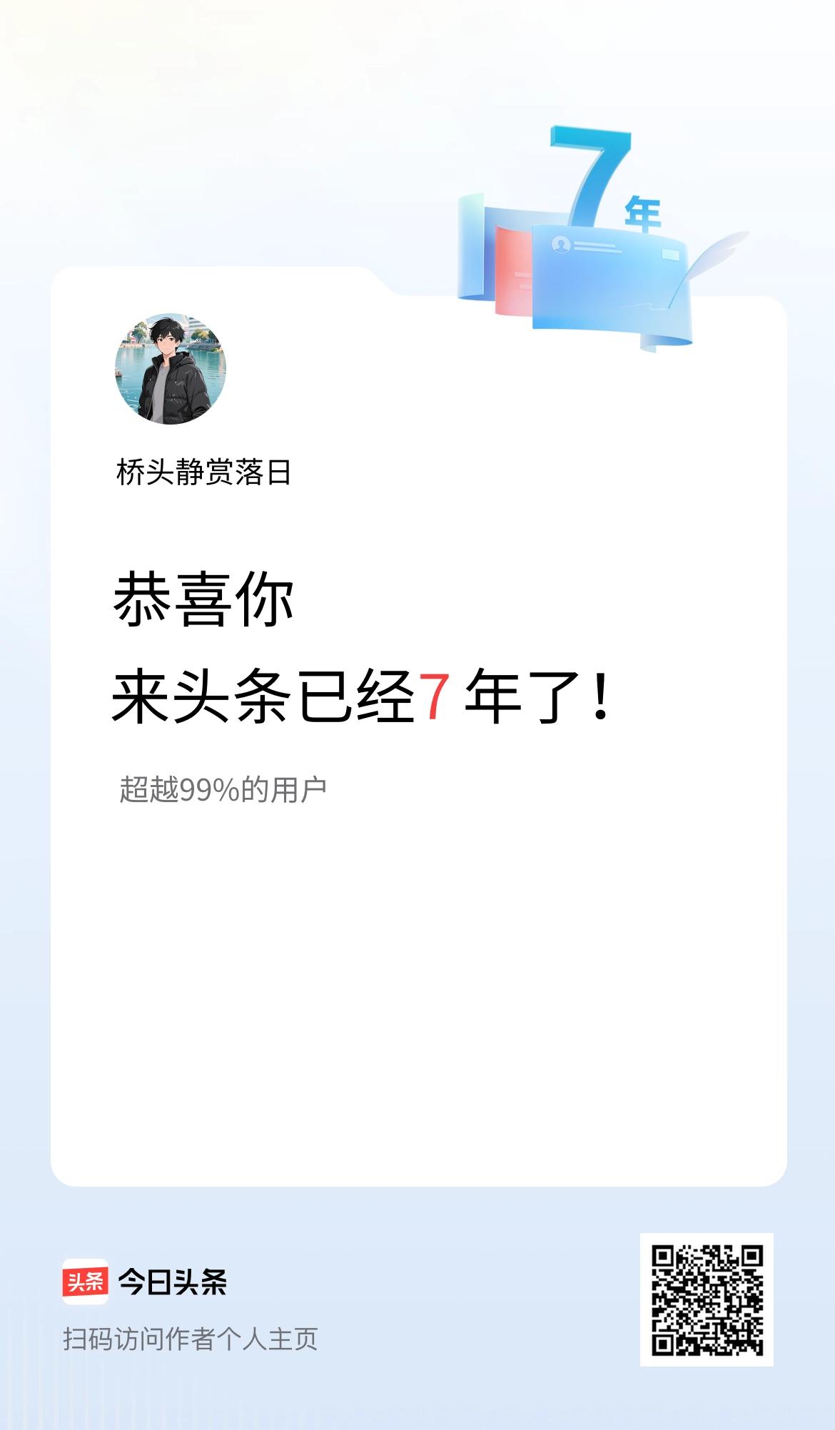 来头条已经7年了！
