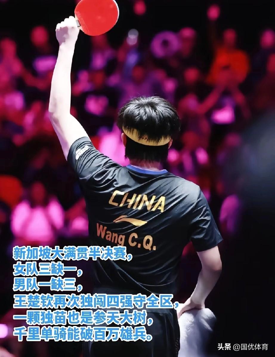 2026WTT新加坡大满贯，国乒奖金＋积分情况如下：
男单冠军王楚钦：75,00