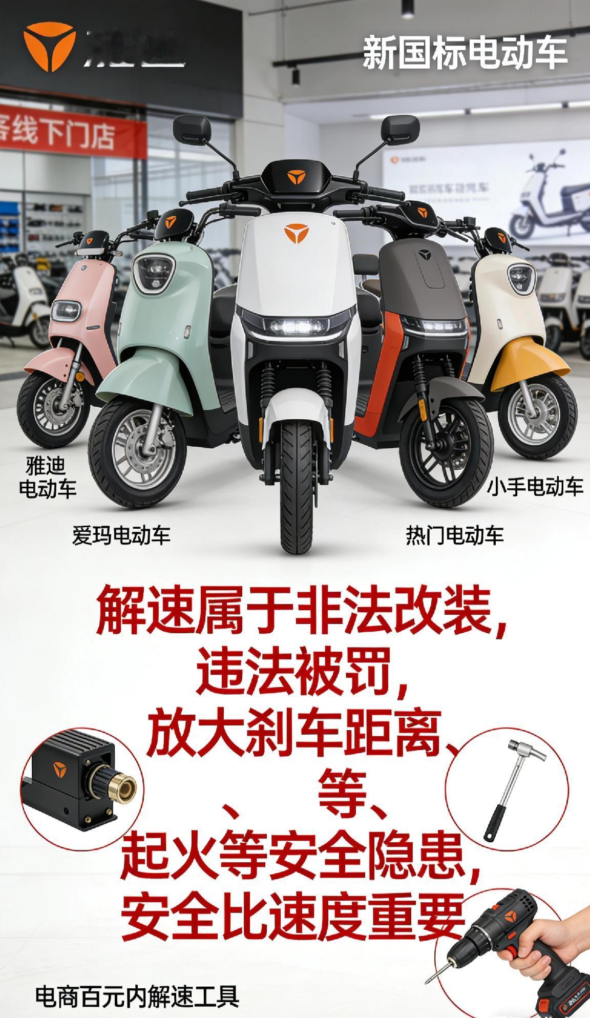 ，安全可比速度重要多啦～( 个人观点，仅供参考)新国标电动车 电动车解速 骑行安