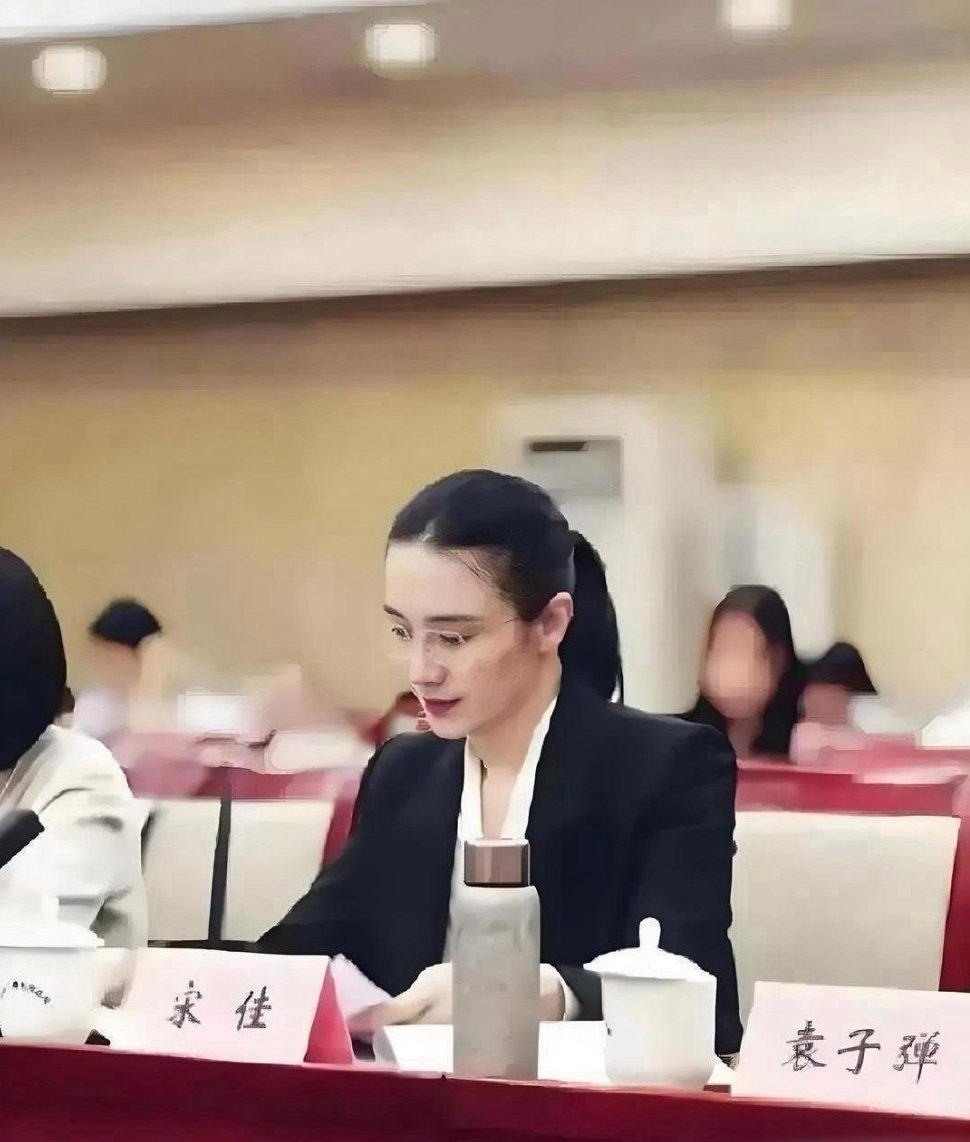 本以为宋佳的美貌已经无敌了，看看旁边，宋佳还是低调了 