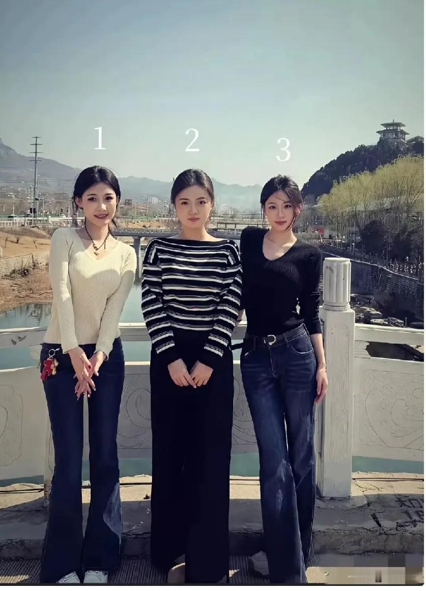 考考你的审美，三个美女当中，选一个结婚，以你的眼力来看，哪个适合做老婆？