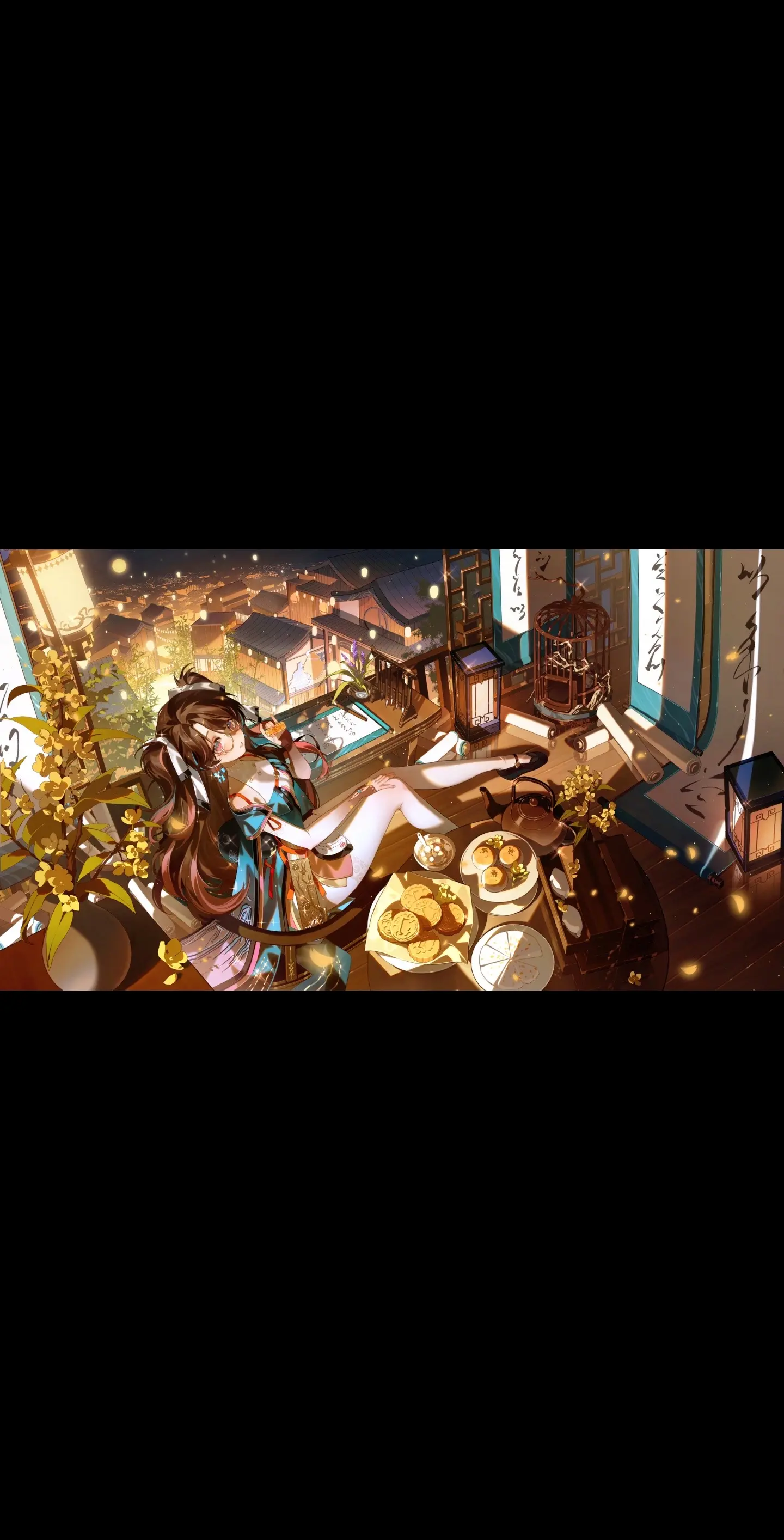 桂花浮玉 正月漫天街。