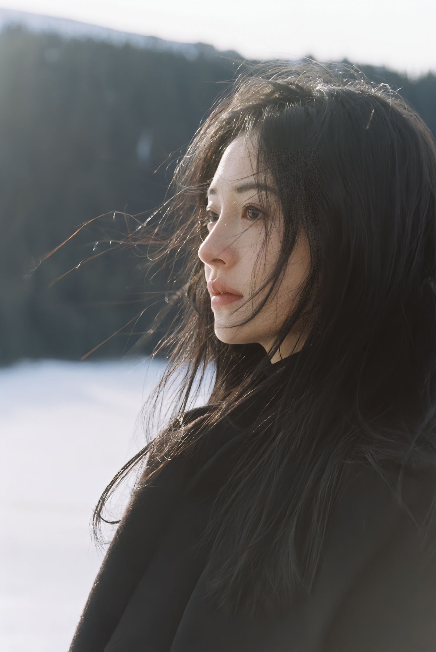 风里已经有春天的味道了，苏晓彤 春日胶片感 