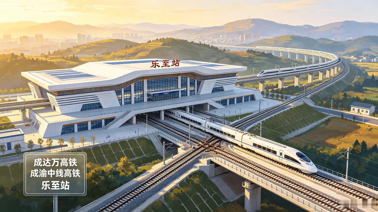 成达万高铁会经过乐至县吗？两座350高铁在此十字交汇
 
我刷到本地热度很高的话