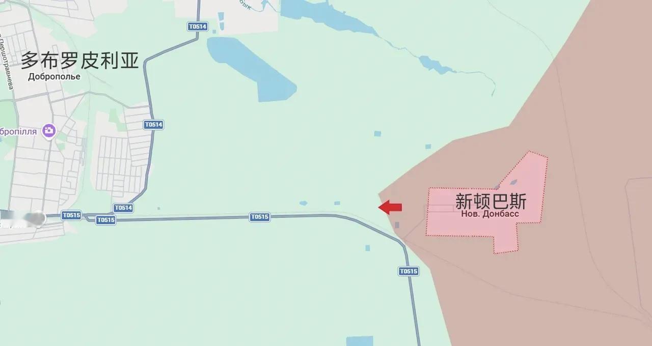 俄罗斯国防部官宣俄军中部集群占领了多布罗皮利亚东面的新顿巴斯。
实际上，这个居民