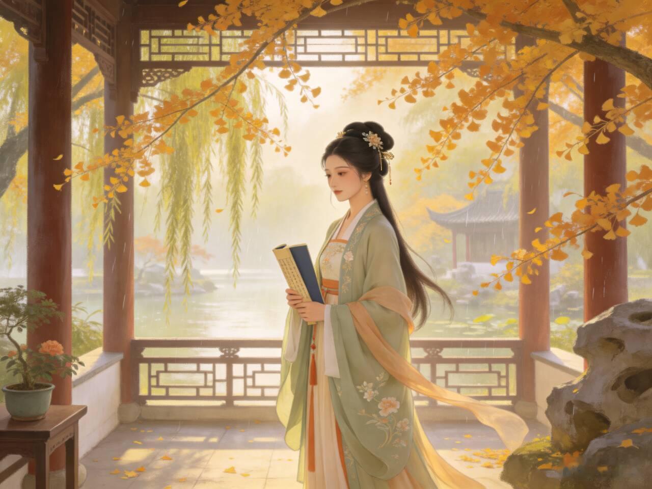 塞鸿秋·笔墨闲谈 
诗心遥寄流云畔，
墨香漫洒华笺案。
流年付酒杯中漫，
韶华化