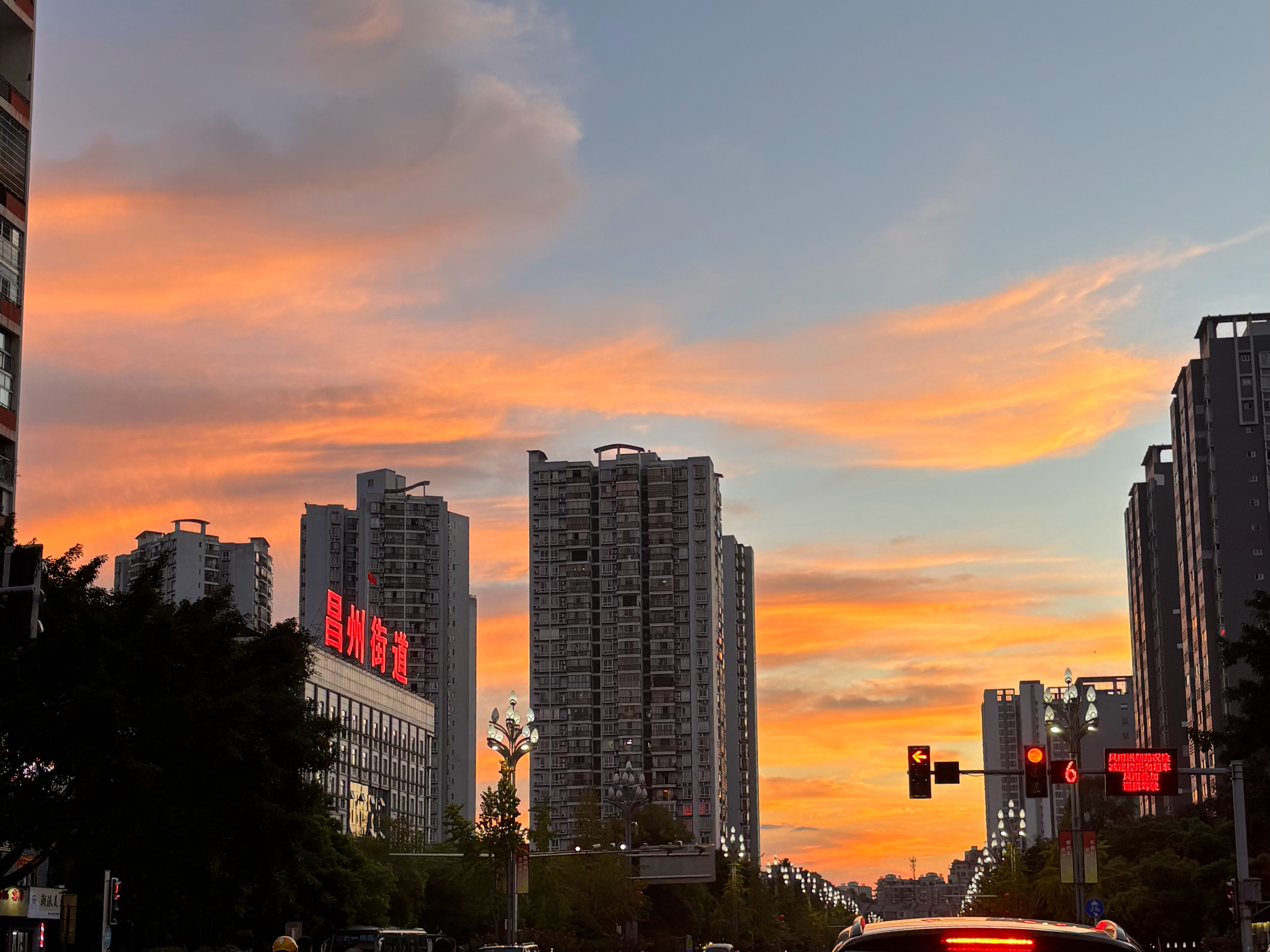 我拍到的夕阳 ​​​