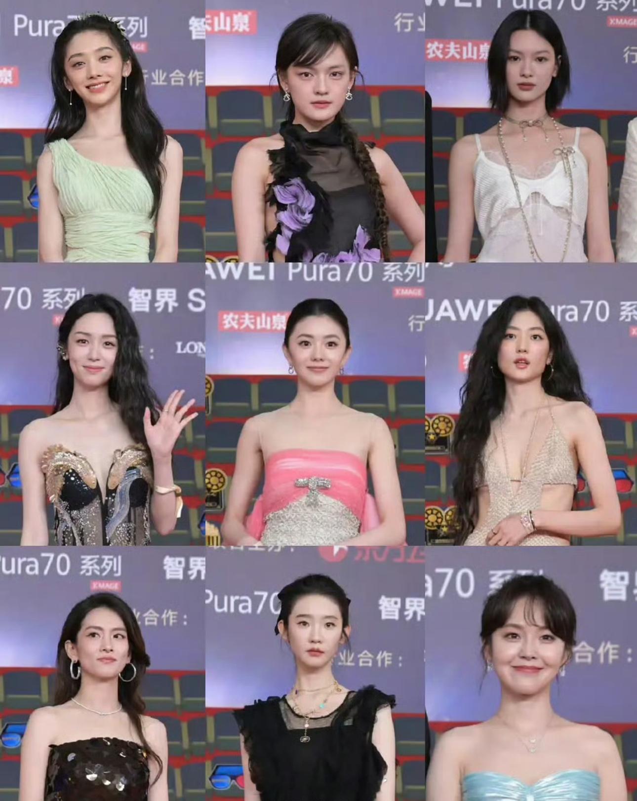 微博电影之夜新小花，王影璐 文淇 邱天 周也 刘浩存 孙千 陈昊宇 张艺凡 张佳