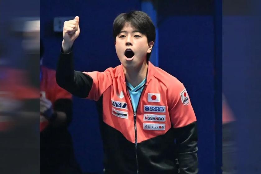 ITTF伦敦世乒赛2026张本智和 260510 日本队夺得银牌后的采访（宇田幸