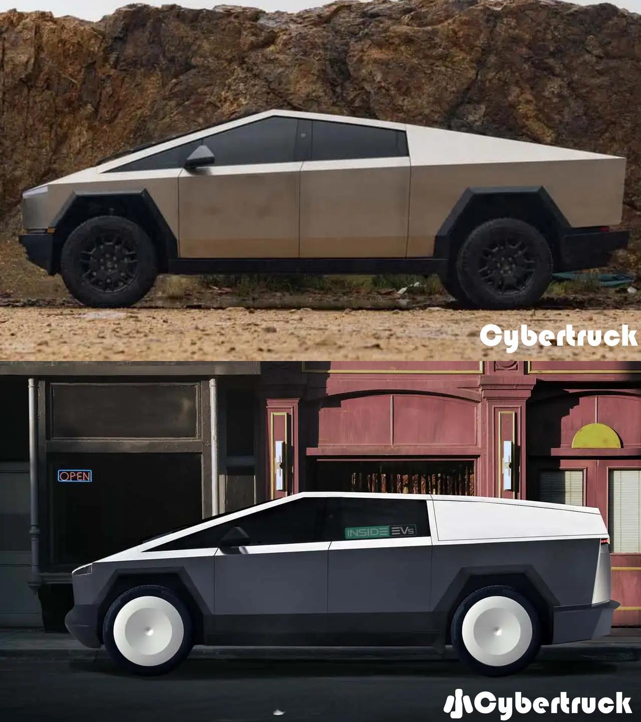 特斯拉[超话]特斯拉或推出小Cybertruck 特斯拉或将推出“小号Cyber