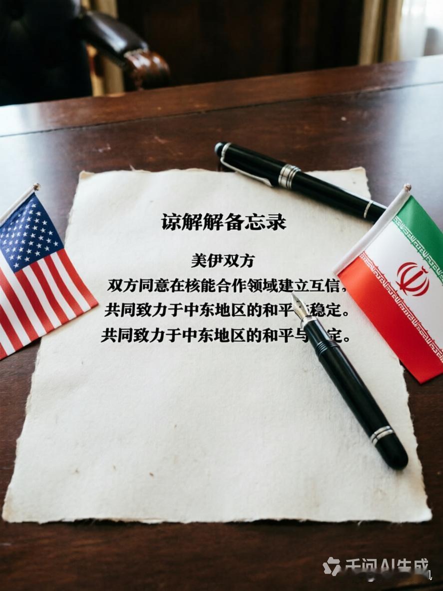美国和伊朗签署谅解备忘录，美国战败了，被打到了谈判桌上？

你要这样认为就真的错