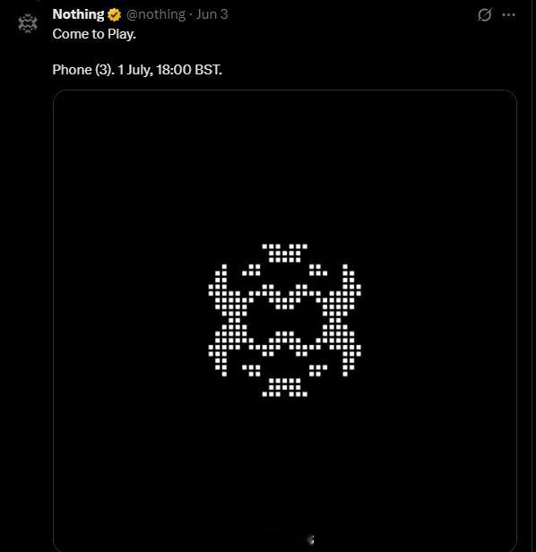 Nothing Phone（3）定档英国时间 7.1 晚 18 点发布，北京时间