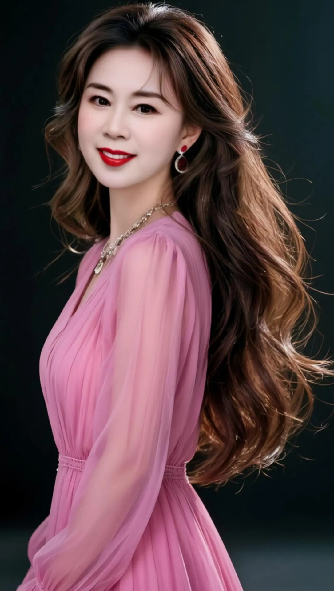 AI粉裙氛围感写真 ai创作