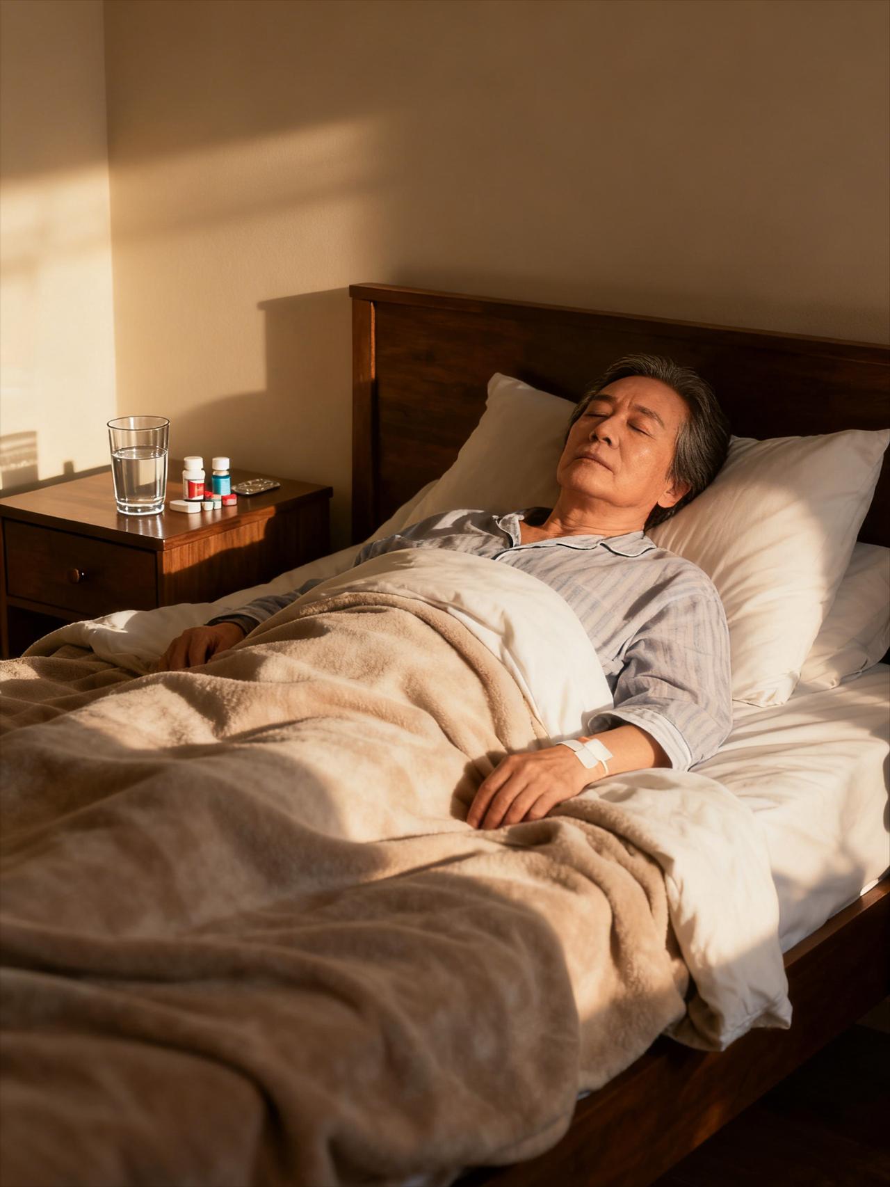 一位三甲医院医生说：
“果查出癌症，最好的状态应该是，回家洗洗睡。什么都不要多想