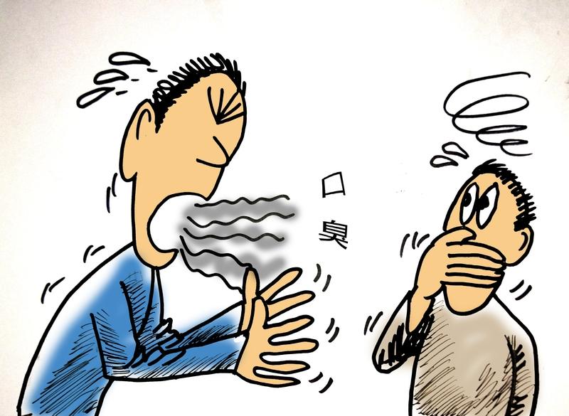 口臭有粑粑味可不全是肚子里粑粑跟嘴巴串味啦。口腔卫生不佳是常见原因，口腔里食物残