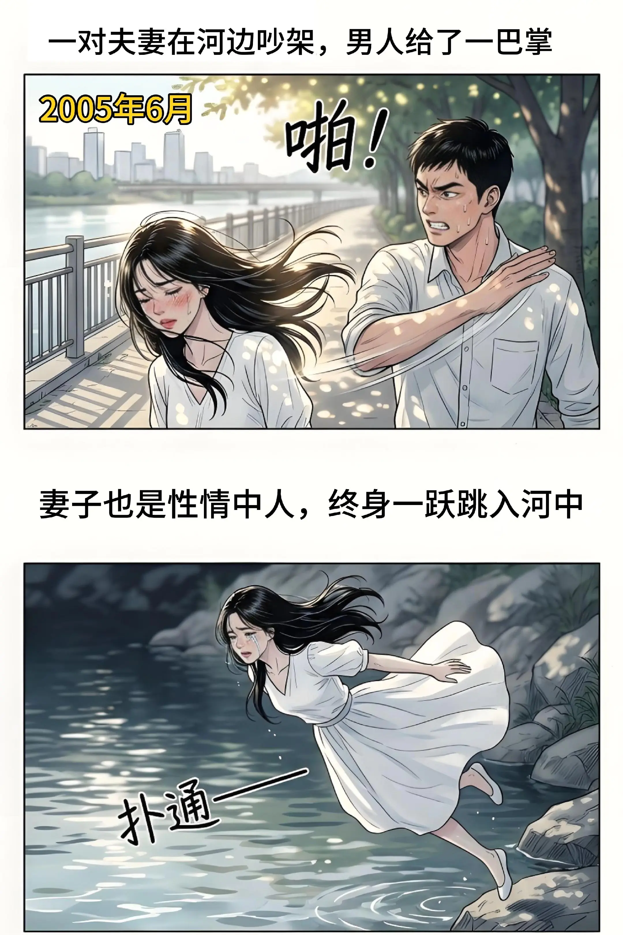 古有岳飞精忠报国，今有张伟跪母救人。