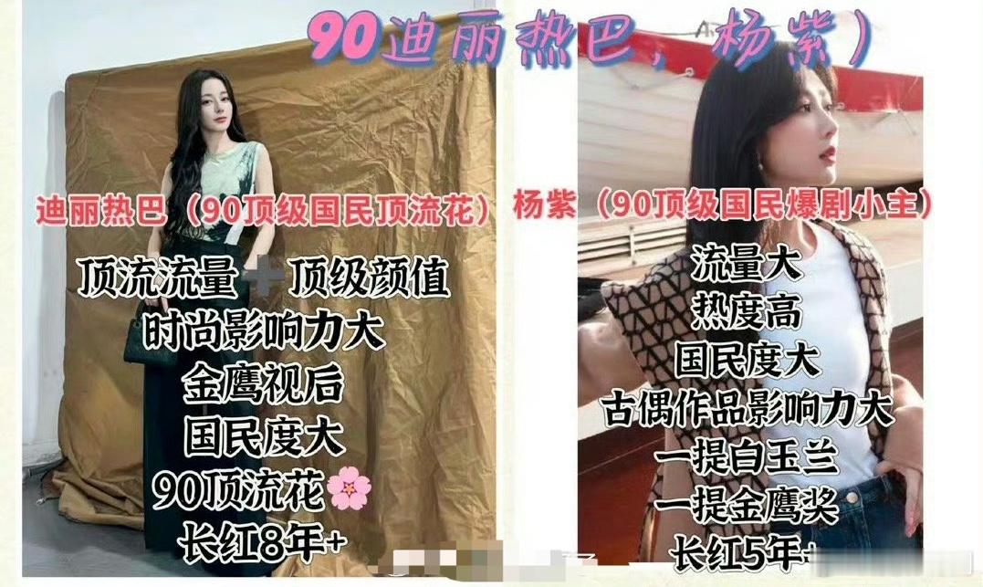 迪丽热巴和杨紫到底谁的人气更高一点？ ​​​