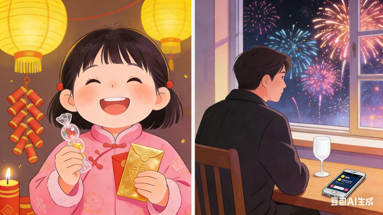 现在的春节少了点什么?
小时候盼年，长大后怕年
 
小时候的年，满是盼头。盼着桌