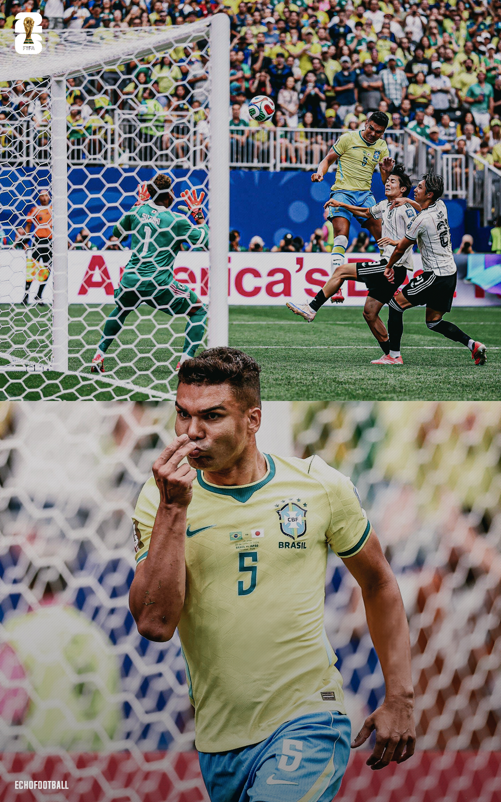 𝗘𝗤𝗨𝗔𝗟𝗜𝗭𝗘𝗥.🇧🇷卡塞米罗头球破门世界杯巴西vs日本
