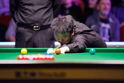 张安达5-2战胜肖国栋，晋级斯诺克世界公开赛16强