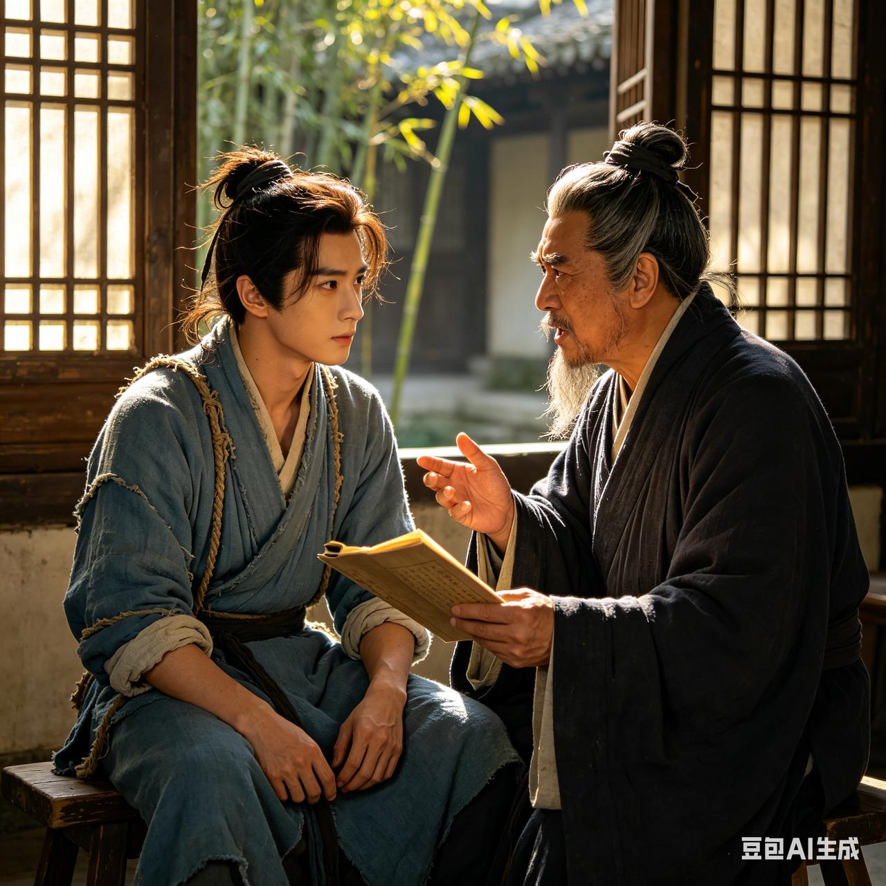 唐朝初年，皇子李世民扮成落魄书生，找到名满天下的相术大师袁天罡看相，他本想试探对