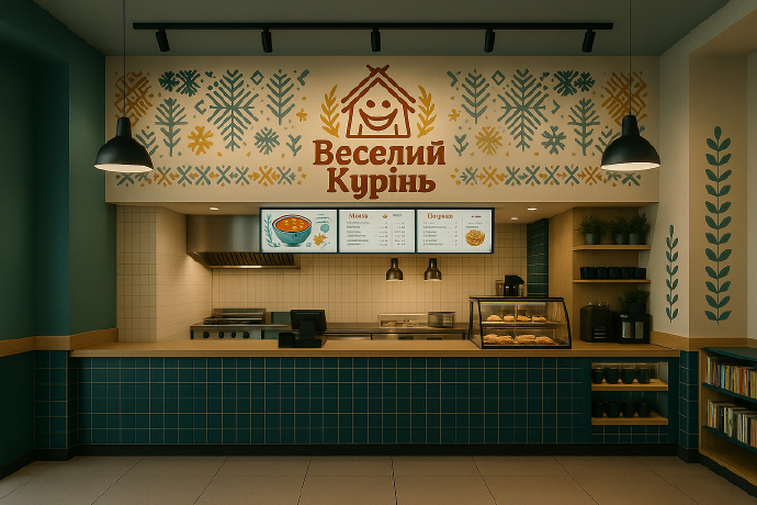 乌克兰本土快餐连锁品牌Веселий Курінь （快乐库林）寻求投资中，有兴