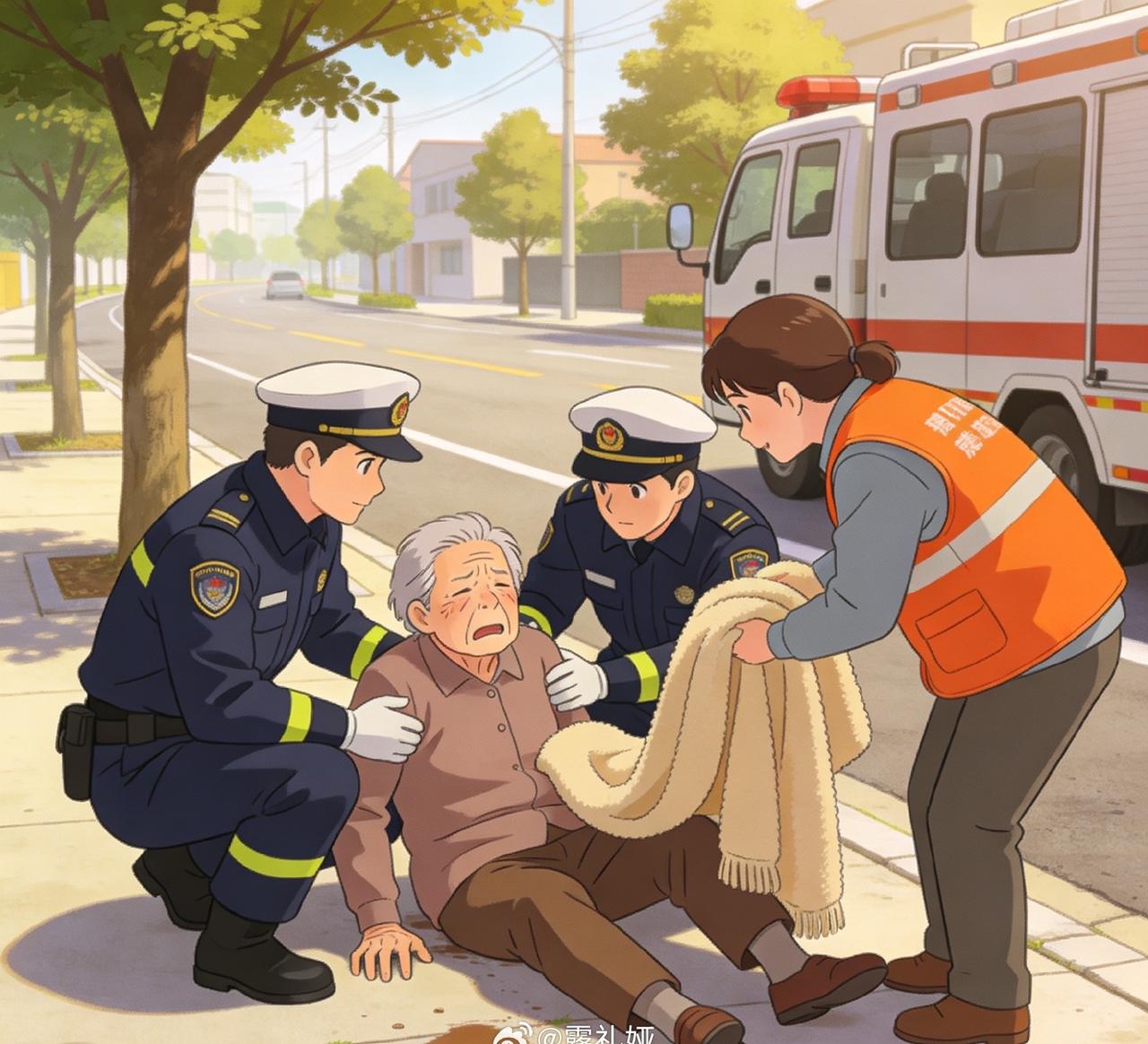 曙光狮一路同行九旬老人走失摔伤台州上演暖心救援一路细心照料、温情护送，用速度与温