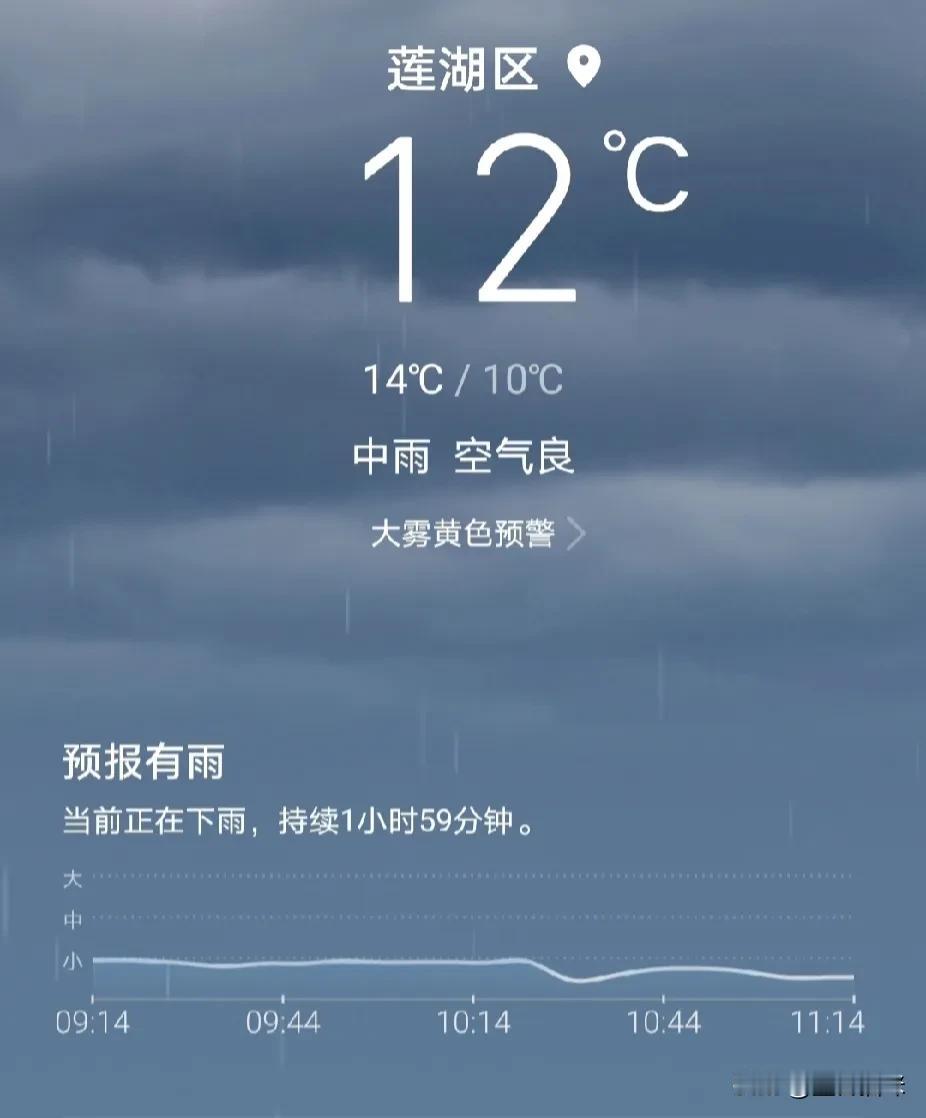 #秋日生活记录#继续下雨，温度降低，出行注意安全。