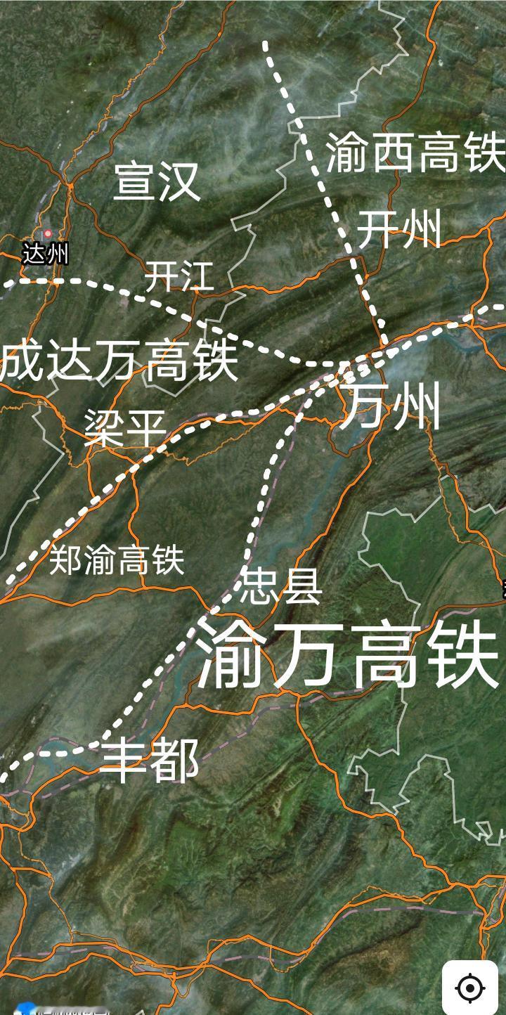 好消息，重庆途经忠县至万州时速350公里的渝万高铁万州北站(7台15线)扩建工程