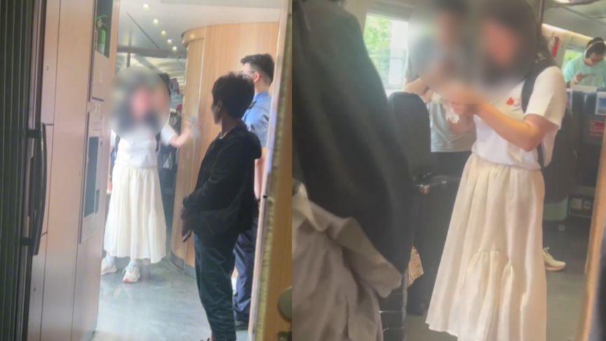 【女子高铁上要求靠边坐，哭闹20分钟旁人让座称“侮辱”：给我道歉】7月11日，在