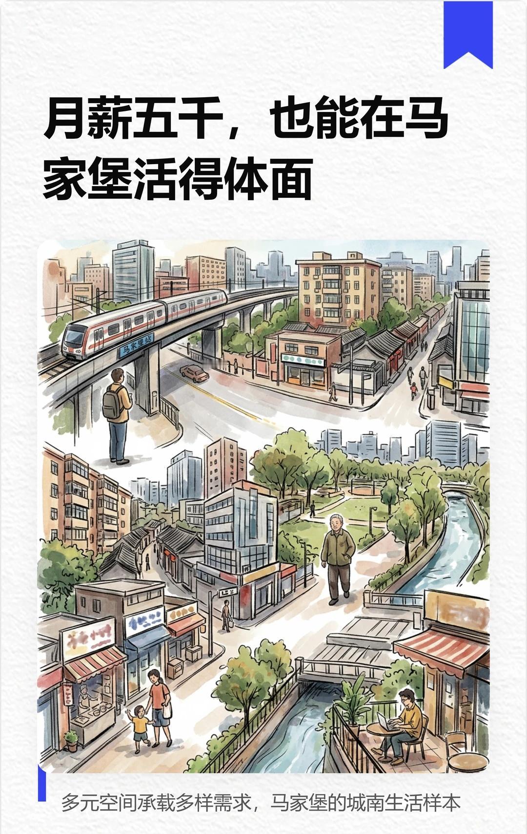 丰台马家堡四类人群的理想归宿，快看有你吗
当都市青年在折叠空间里追赶早班地铁，亲