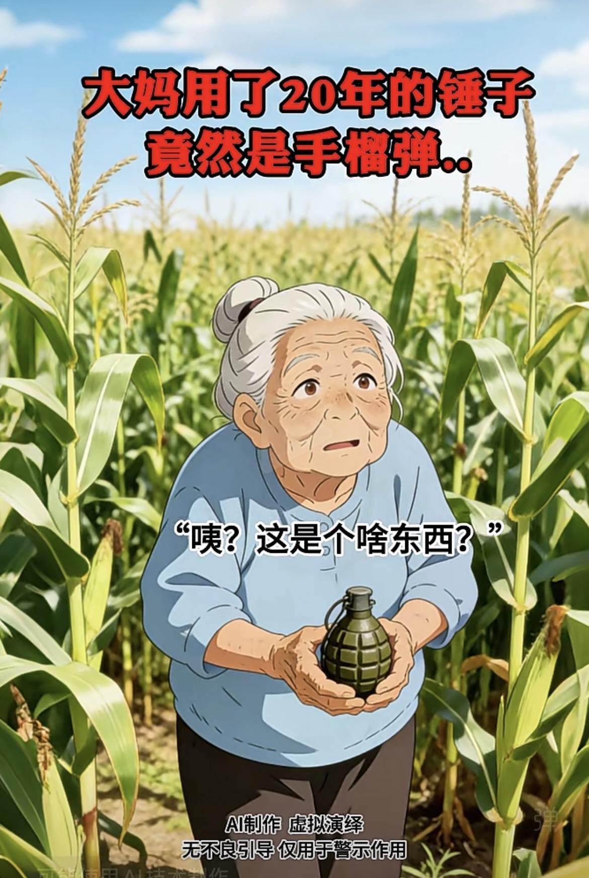 “ 一手雷，在大妈手里 玩出了 新花样 ”[笑哭]