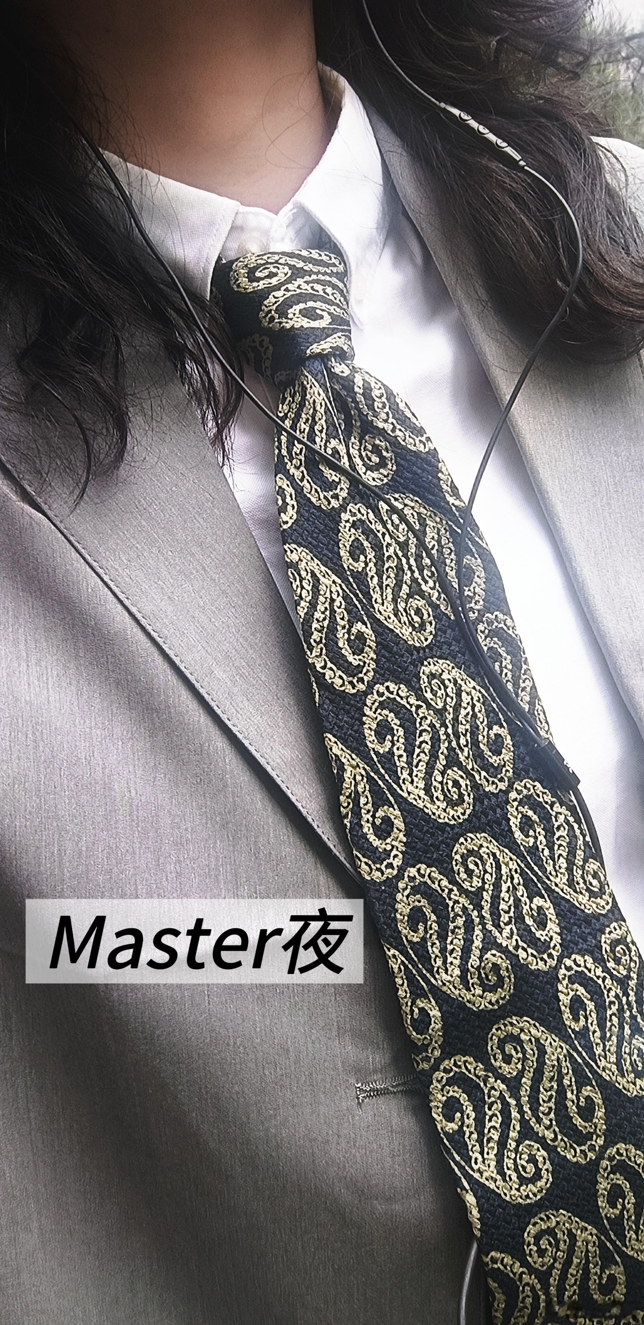 Monday look.很喜欢的一条阿玛尼的Vintage领带。因为它看起来像个