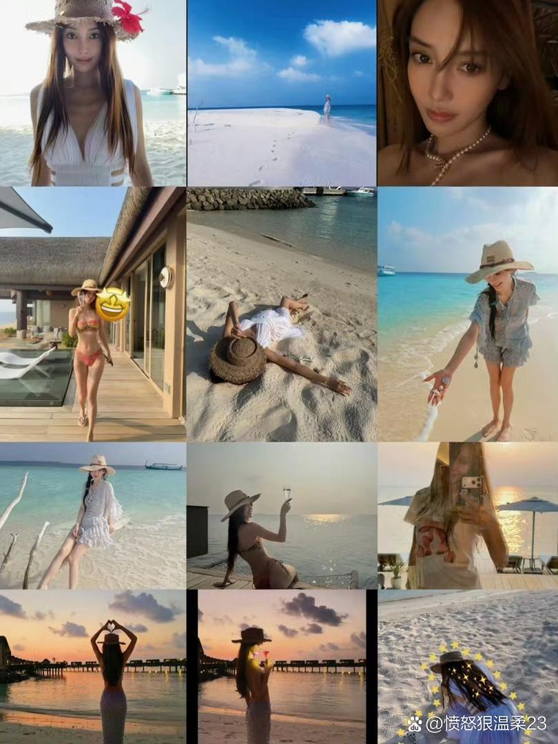 Angelababy海边拍摄MVBaby真没把兄弟们当外人啊 