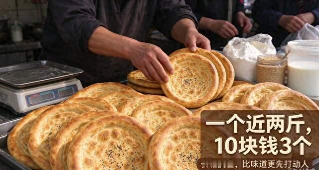 直击西安阿达西烤馕现场：10元3个不涨价，这笔账他算得比谁都清