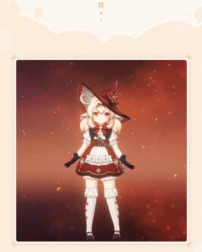 可莉的新装——琪花星烛!  