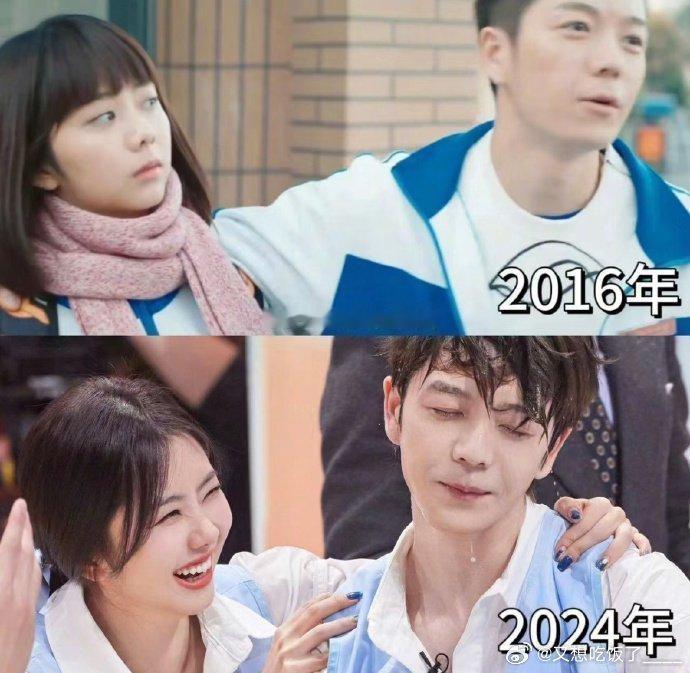 谁懂这张图的“杀伤力”！耿耿路星河仿佛吃了“青春不老药”，怎么都越长越年轻，时光