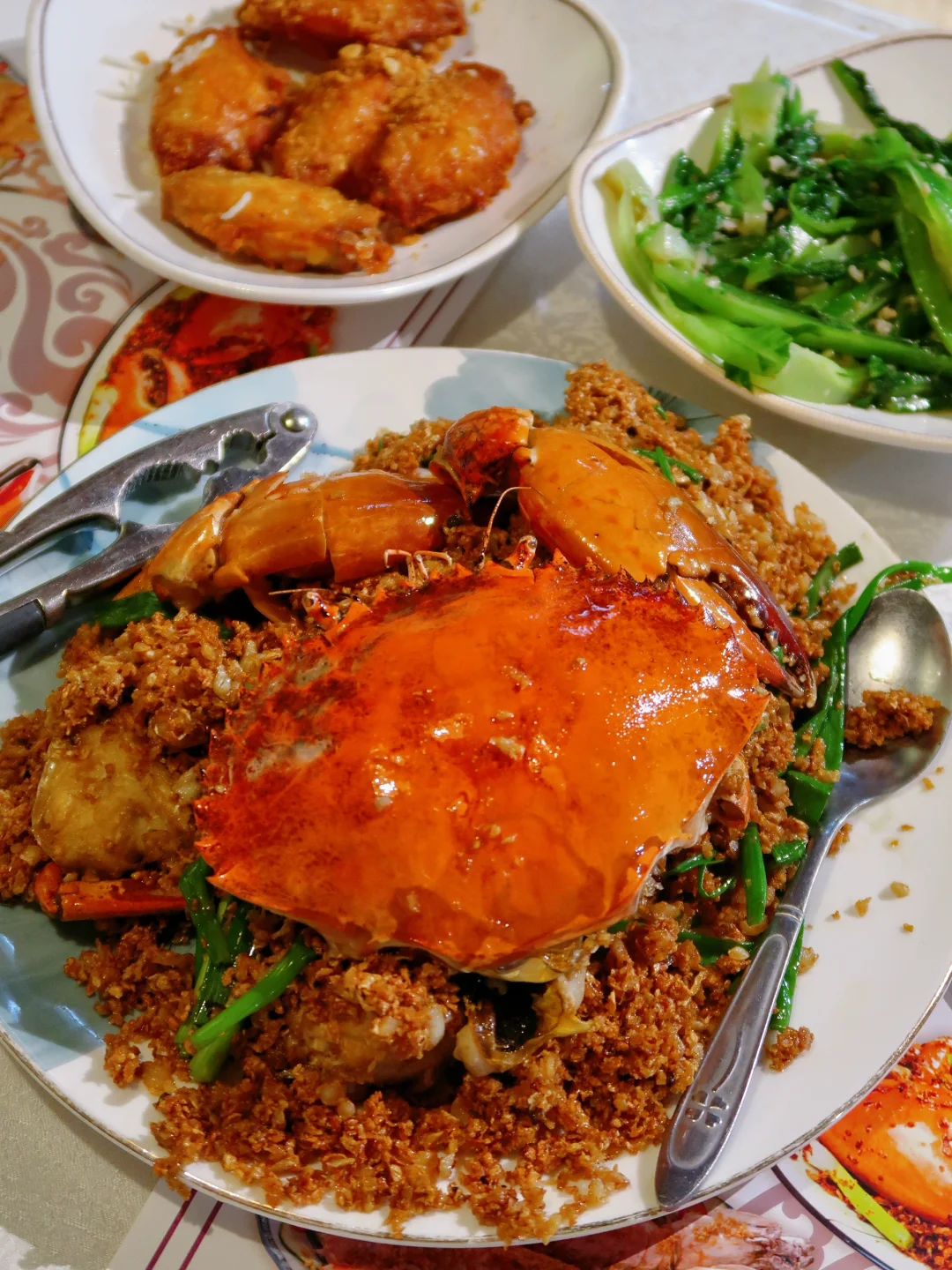 终于吃到香港🦀避风塘炒蟹