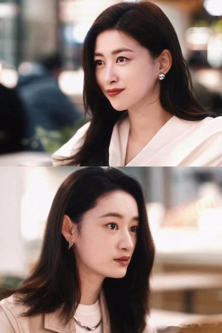 朱珠郭晓婷女女救赎文学好好嗑 朱珠遇上郭晓婷就是美颜盛宴，一个飒爽一个软萌站在一