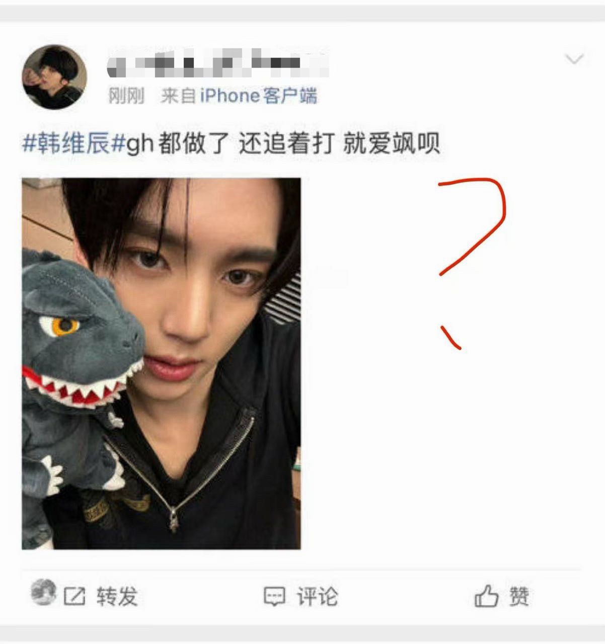 韩维辰粉丝这是对张元英粉丝有意见吗？ 