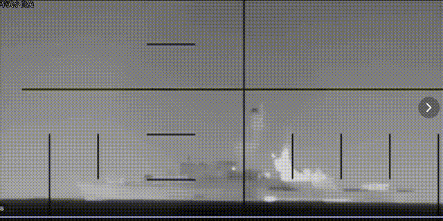 被鱼雷击中舰尾迅速沉没。美国海军“弗吉尼亚”级核潜艇发射Mk48重型鱼雷击沉伊朗