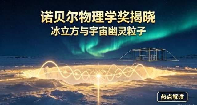 刚刚！诺贝尔物理学奖揭晓，一人独得，解锁宇宙“幽灵粒子”