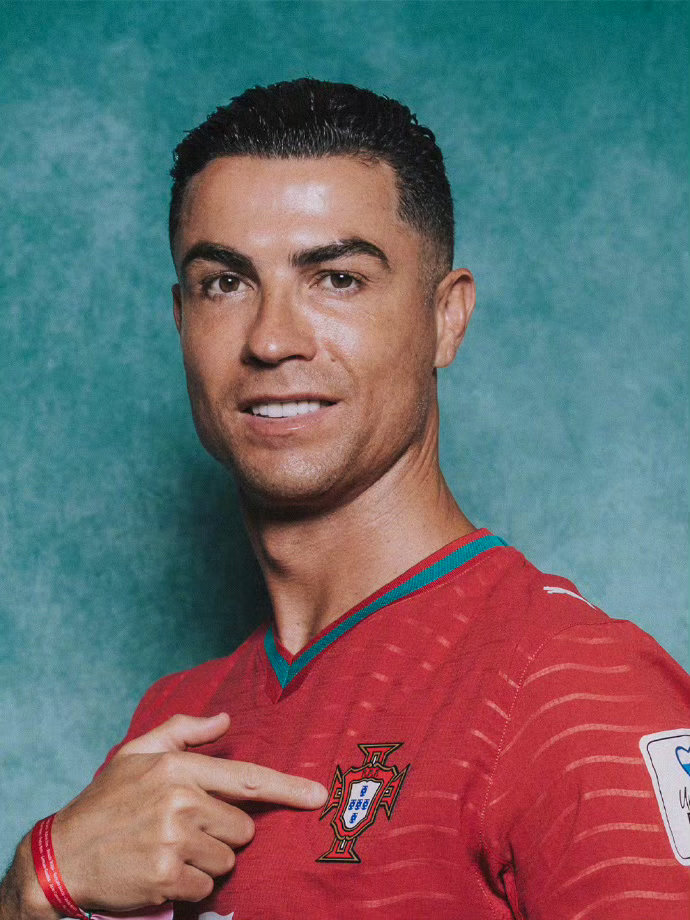 氛围感拉满！FIFA更新C罗2026世界杯全新证件照，多款神态出镜，老将状态依旧