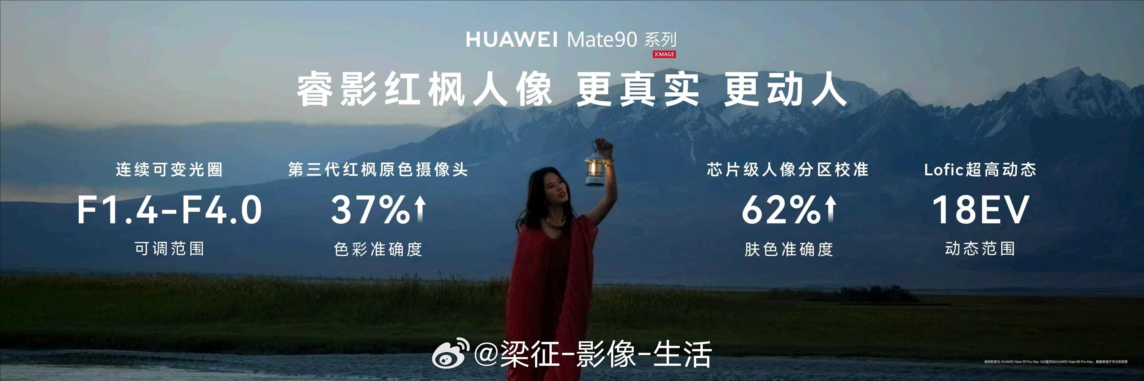 Mate90系列升级睿影红枫人像 全新华为Mate 90系列全系搭载第三代红枫原