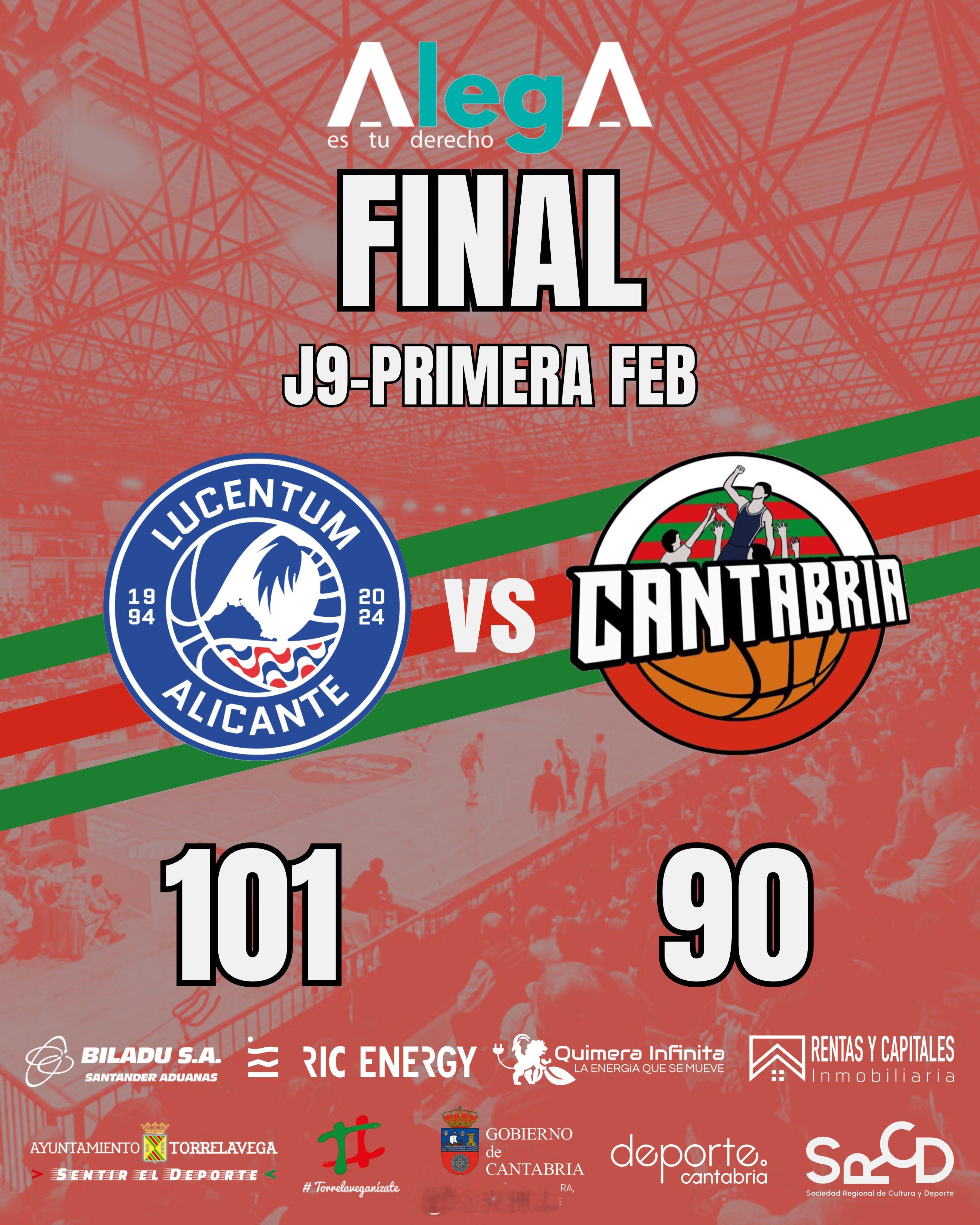 刚结束的一场西乙联赛常规赛，埃斯特拉男篮在客场以90比101输给阿利根迪男篮。余