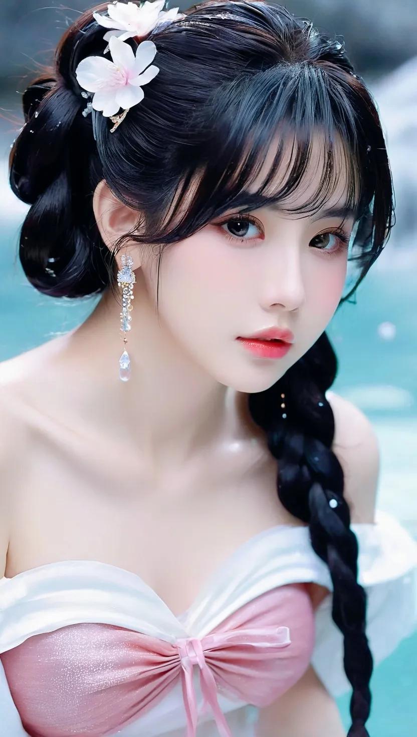 你们看我像出水芙蓉吗？[呲牙]#女神美图安利# #绝美倩影大放送# #女神美图推