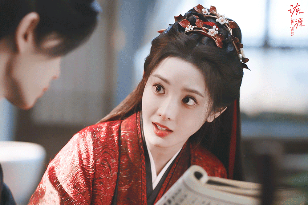 《凤凰台上》凌苍苍 / 动图EP03-04 干练红衣-转头笑苍苍这里好可爱哦～～