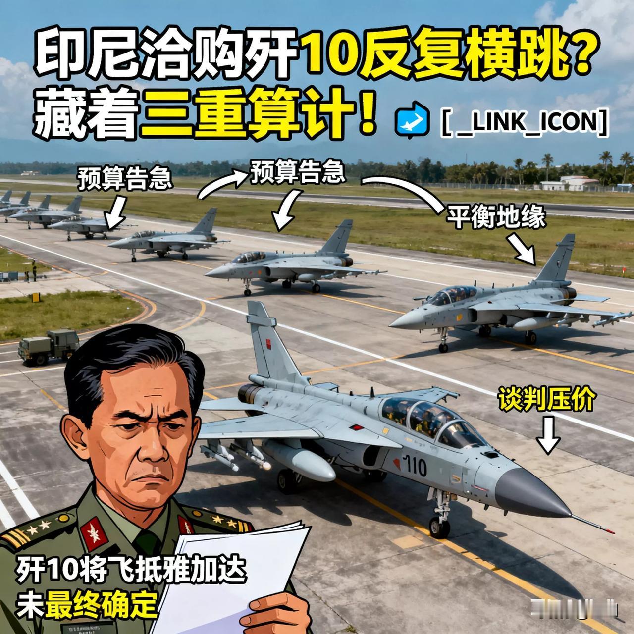印尼洽购歼10反复横跳？藏着三重算计！
 
印尼一会官宣“歼10将飞抵雅加达”，